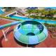 Customized Fun Aqua Park Fiberglass Water Slides Giant Space Backyard Water Slides