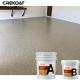 Colored Flakes Epoxy Resin Floor Coating High Gloss Grey Finishes