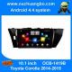 Ouchuangbo car radio in dash gps navigation for Toyota Corolla 2014-2015 support big screen pure android 4.4 system