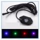 4 Pods RGB LED Rock Security Lights with Bluetooth Controller for Music Mode , Flashing