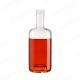 Customized Glass Bottle for XO Brandy Gin Vodka Rum 500ml Clear Screw Cap Cork Luxury