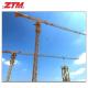 ZTT466 Flattop Tower Crane 20t Capacity 80m Jib Length 3.3t Tip Load Electric Self Raising Hoisting Equipment