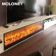 1800mm Wall Fireplace Heater remote control assembly 3/7 colors Flame Fire