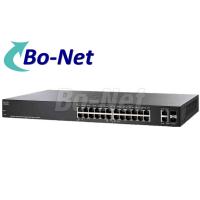 2 Gigabit Ethernet Combo Cisco POE Switch SG200-26FP-CN High Switching Capacity