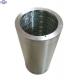 Slotted wedge wire Johnson filter tube deep well pipe Wedge V Slotted Wire Stainless steel 316 Sieve Cylinder