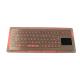 Compact Format Panel Mount Keyboard Industrial With Dynamic Waterproof Sealed Touchpad