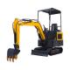 CE EPA 1.6 Ton Hydraulic Chinese Excavating Machinery Small Crawler Equipment Excavator Mini