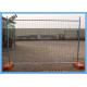Movable Temporary Welded Mesh Fence Panels Steel Material Anti - Weather