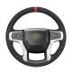 DIY Hand Sewing Super Soft Suede Steering Wheel Cover For Chevrolet Silverado Suburban Blazer 2019-2024
