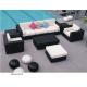 9pcs patio furniture rattan garden sectional sofa -9018