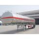 46000L Aluminum Tanker Semi-Trailer with 3 BPW Axles for Heptane 9463GHYAL