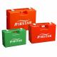 Red Green ABS First Aid Kit With Wall Bracket And Screws Medium Carry Case