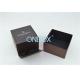 Fashion Square Luxury Watch Packaging With Metal Hinge Closure SGS EN71-3