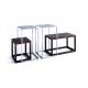 Standard Display Nesting Tables Modern Style , Shop Display Tables Freestanding Metal