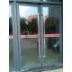 Commercial Aluminum Window & Door with door closer, automatic closed aluminum entry door