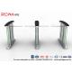 Access Control Electronic Barrier Gates , Turnstile Flap Barrier With CE