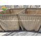 Heavy Duty 2x2 Hesco Defensive Barriers Welded Bastion With Geotextile Sheet