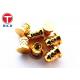Micro Machining Brass Electrical Parts CNC Brass Parts Electroplating Barrel Plating Processing