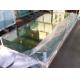 Curve clear 10mm / 8mm Bulletproof  Tempered Safety Glass for Office Separator