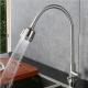 SUS304 Stainless Steel Kitchen Cold Only Faucets SN Flexible Spout