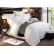 Hotel Bed Linen White Color And 60S With 100% Cotton Or Poly/Cotton