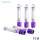 Disposable Vacuum Blood Collection Tube EDTA 8ml PET Material