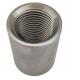 304 Stainless Steel Coupling, FNPT, 1/2 in Pipe Size - Pipe Threaded Coupling