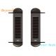 Solar-Powered 3-beam Active Wireless Infrared Solar Beam Light Wall for Courtyard &Fence