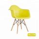 Coloured Plastic Dining Chairs For Family / Restaurant / Coffee Bar