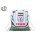 Iran Football National Printed Drawstring Backpack Cotton Outdoor Sport