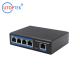 UT05FP unmanaged industrial POE+ Switch 10/100M 5port POE UTP RJ45 POE ethernet switch DIN Rail