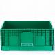 Customized 800x600x340mm EU Tooling Storage Container Collapsible Moving Plastic Crate