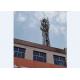 Steel Pipe Rooftop Telecommunication Tower Meet ASTM A123 Standard