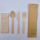 Disposable Bamboo Knife And Fork Spoon Set Degradable Induividual Cutlery Set