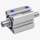 Double End Rods Pneumatic Cylinder Plastic Machine Air Cylinder Aluminium Cylinder Through-hole Mounting