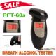 Portable Keyring Personal Alcohol Tester , Alcohol Detector PFT68S Keychain Breathalyzer