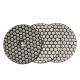 Round Diamond Tools 3 Steps Dry/Wet Flexible Polishing Pads with Good Performance