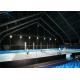 Aluminum PVC Fabric Outdoor Event  Large Sports Tents With Curved Shape 30m By 35m