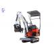 0.8ton New Mini Excavator Small Crawler Digger For Homeland Garden