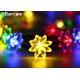 Outdoor Colorful Solar LED Christmas Lights Flower Waterproof String 0.15M Lamp Space