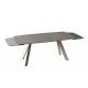 Classic Extension Dining Table Fits 8 Ceramic Steel Tube