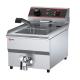 13L Commercial Electric Deep Fryers With Oil Valve 290*360*520mm
