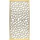 gold plated stainless steel screen laser cut screens for tall room divider