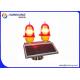 Low Intensity Solar Powered Warning Ligh FAA L810 High Chimney Flying Safety Red Lamp