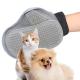 Comfortable Pet Glove Dog Cat Comb Pin Brush For Medium / Long Hair