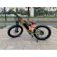 1000w Fat Tire Electric Mountain Bikes Full Suspension 48v 17Ah CYSUM M999