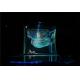 9.5x50m Invisible Transparent 3D Hologram Screen Scrim