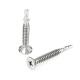 Stainless Steel Flat Head Self Drilling Screw With Wing 4.5x37mm with Ruspert Finish