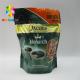 Stand Up Aluminum Foil Zipper Coffee Bags Smell Proof Food Grade