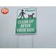 Eco Friendly Corrosion Resistant Coroplast Signs Smooth Surface